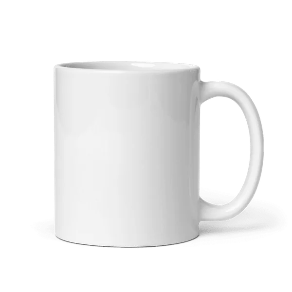 White mug printed with a Pearl of Wisdom